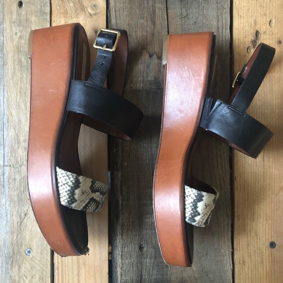 Cole Haan Leather Wrapped Sandal 8.5 - Picture 3 of 8